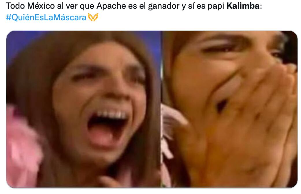 Con memes festejan que Kalimba ganó '¿Quién es la Máscara?'