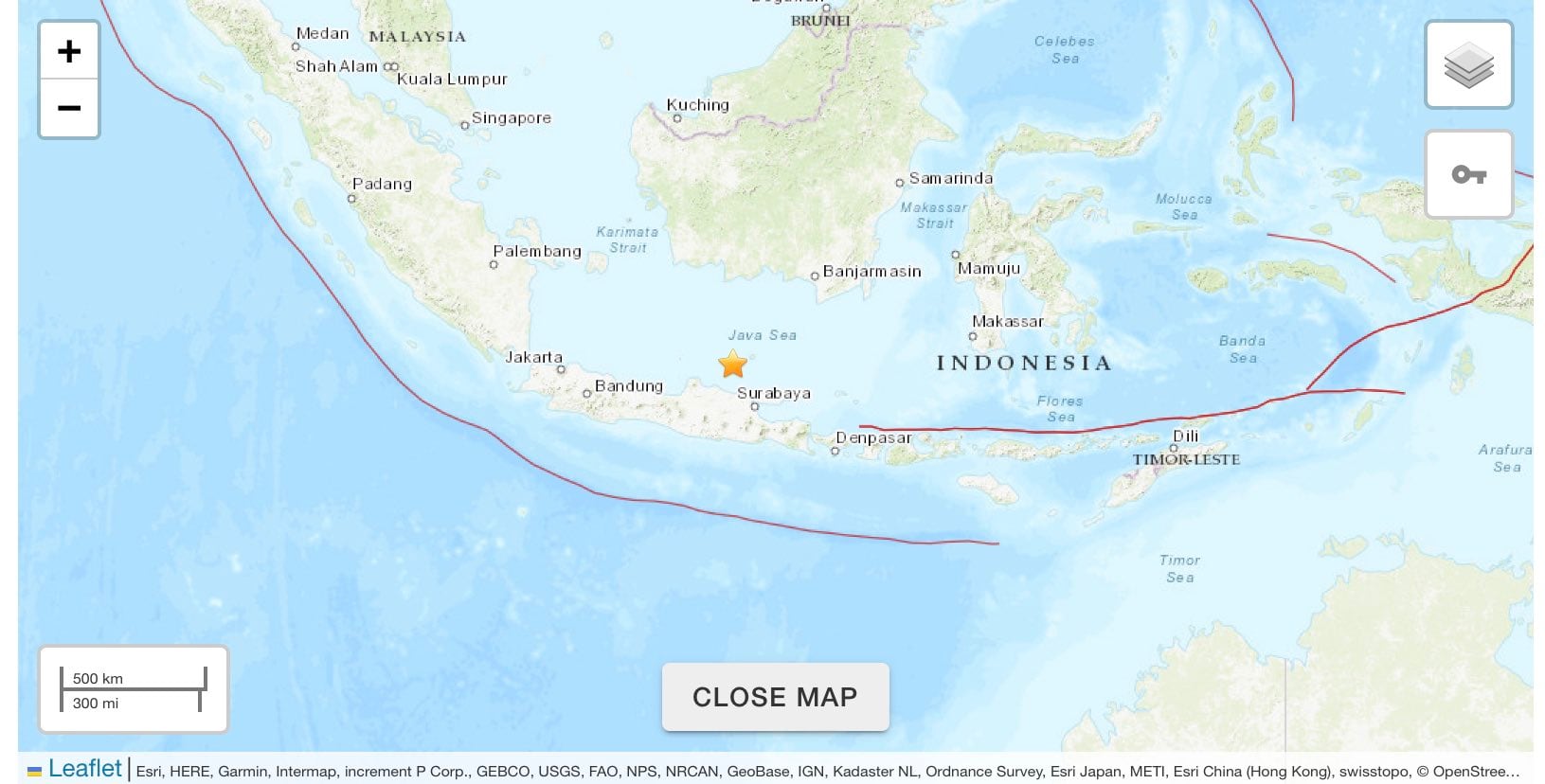 Temblor hoy Indonesia un sismo de magnitud 7.0 sacude la isla de java