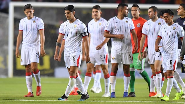 Chivas tras perder.