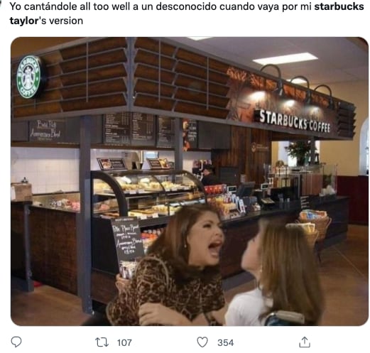 Colaboración entre Taylor Swift y Starbucks