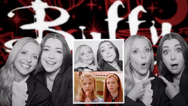 Reencuentro de Alyson Hannigan y Sarah Michelle Gellar de Buffy la Cazavampiros
