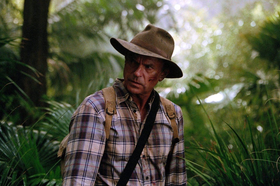 Sam neill como el Dr. Alan Grant en la franquicia Jurassic Park
