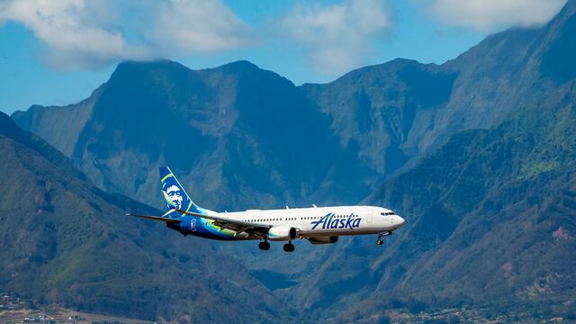 Avión de Alaska Airlines