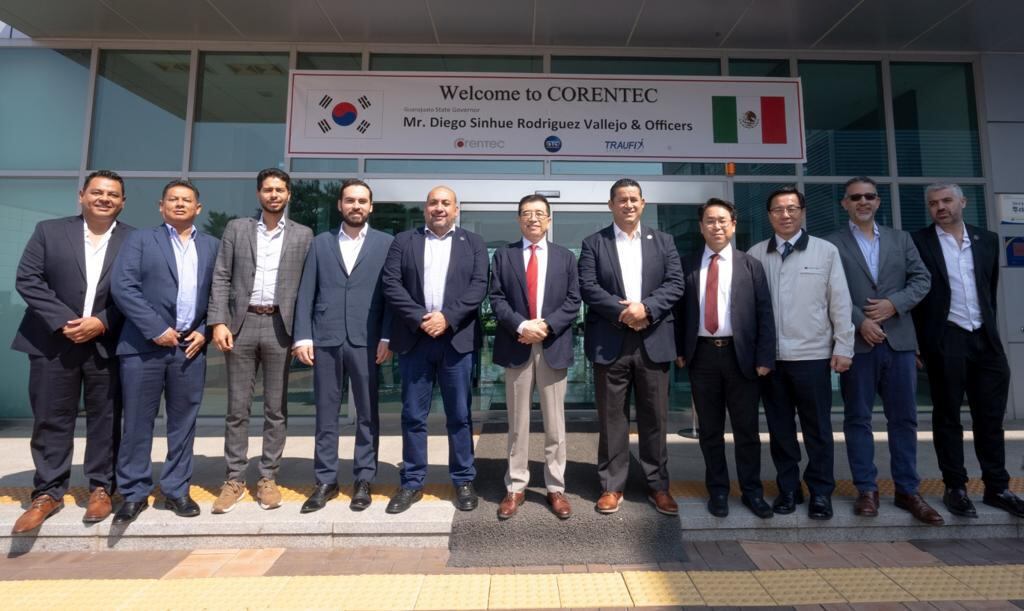 Diego Sinhue Rodríguez concreta inversiones en Corea del Sur