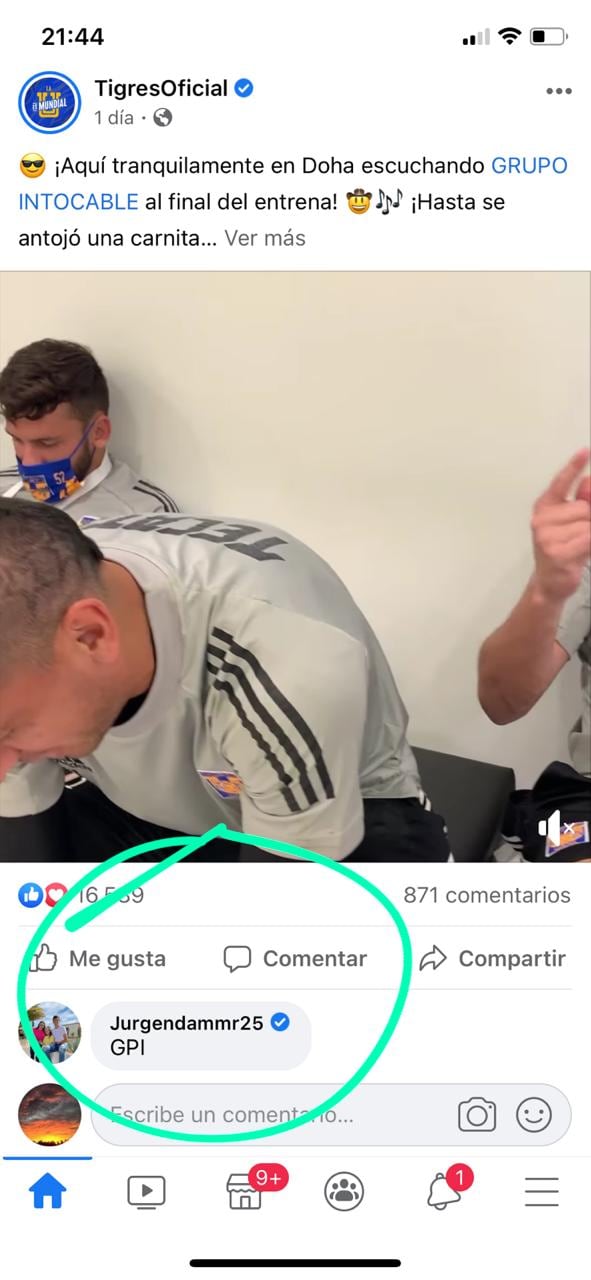 Mensaje de Jürgen Damm