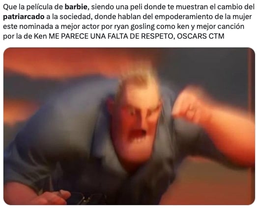 Margot Robbie y los memes del patriarcado en los Oscar 2024