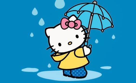 Sombrilla de Hello Kitty