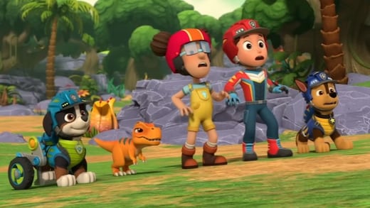 Paw Patrol lleva al dinosaurio perdido con su mamá: 1 hora de capítulos en YouTube y español por el Día Internacional de las Familias