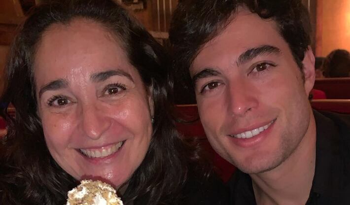 Danilo Carrera y su mamá