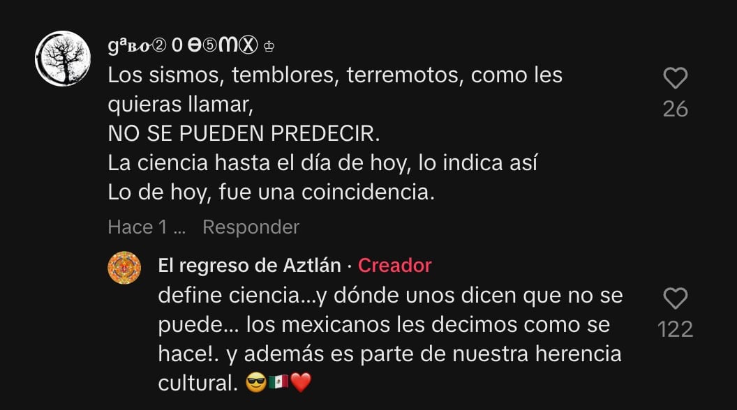 Usuarios reaccionan a TikTok predice sismo del 12 de enero