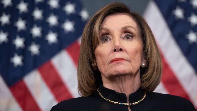 Nancy Pelosi, líder de la Cámara de Representantes de Estados Unidos