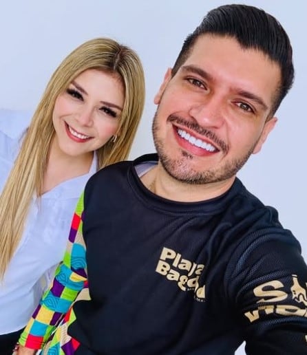 Beto Granados y su esposa