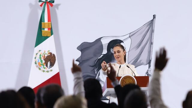Claudia Sheinbaum en la conferencia mañanera del 16 de abril