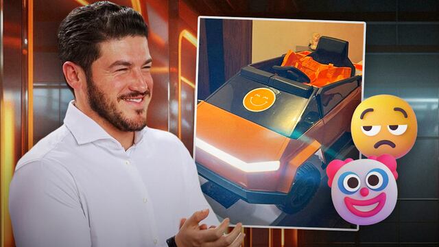Samuel García revela Cybertruck de juguete como premio de rifa