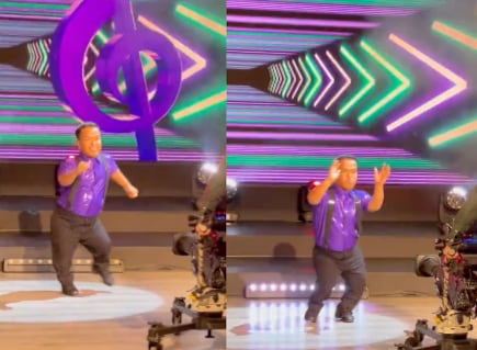 Medio Metro debuta en Las Estrellas Bailan en Hoy con un "beso corazón"