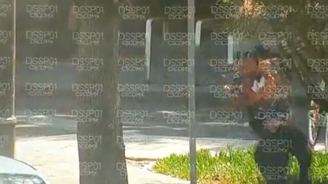Oficial arresta a agresor en la CDMX