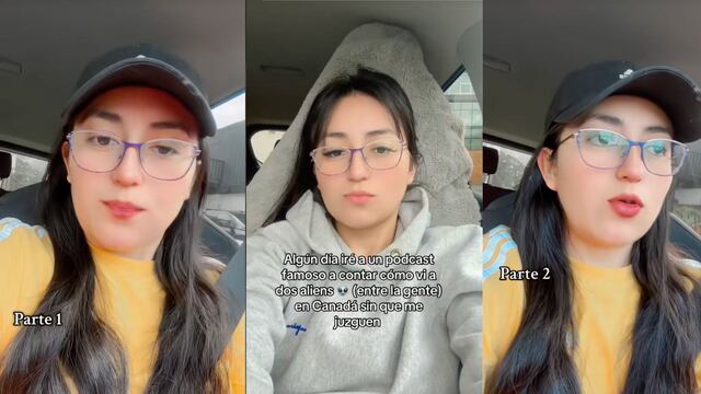 Usuaria cuenta en Tiktok haber visto ser extraño en tren en Canadá