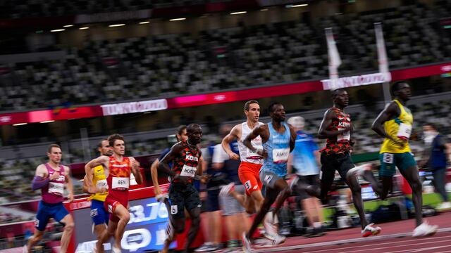 Final de atletismo en 800 metros