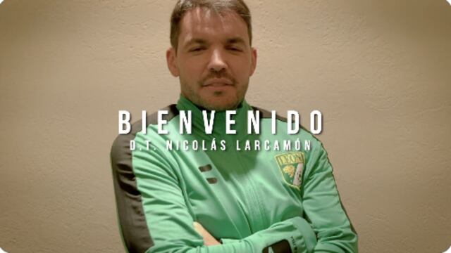 Nicolás Larcamón, nuevo entrenador del León
