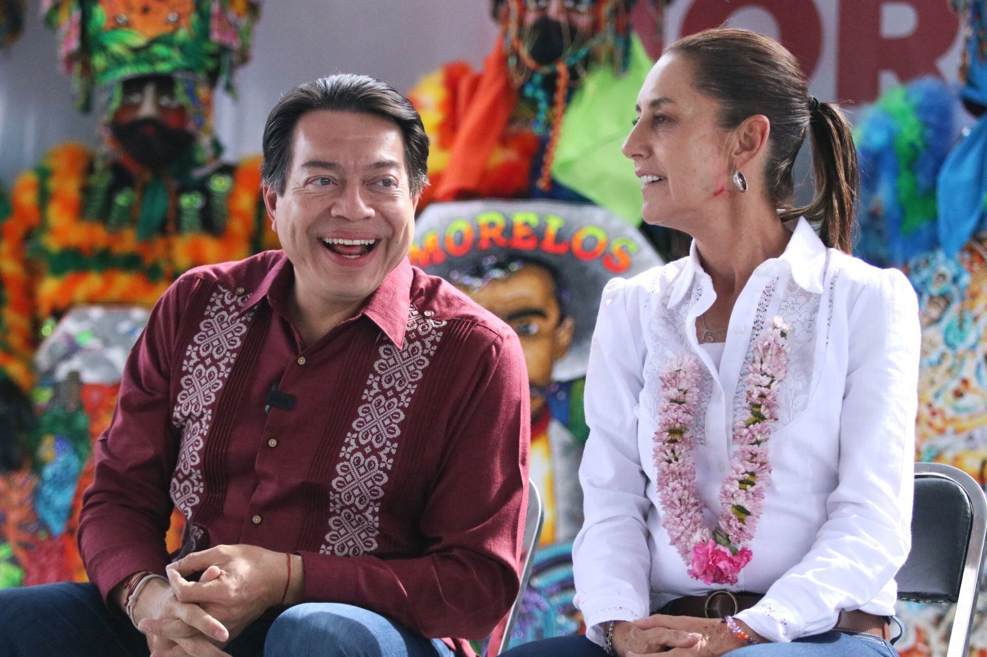 Claudia Sheinbaum y Mario Delgado