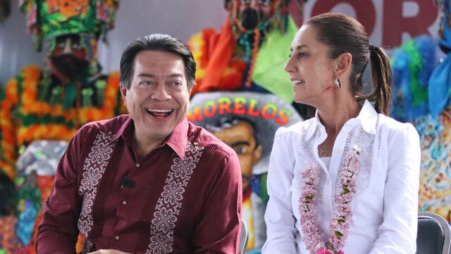 Claudia Sheinbaum y Mario Delgado