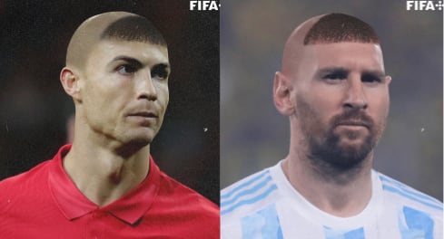 Messi y Cristiano (Foto: Twitter)