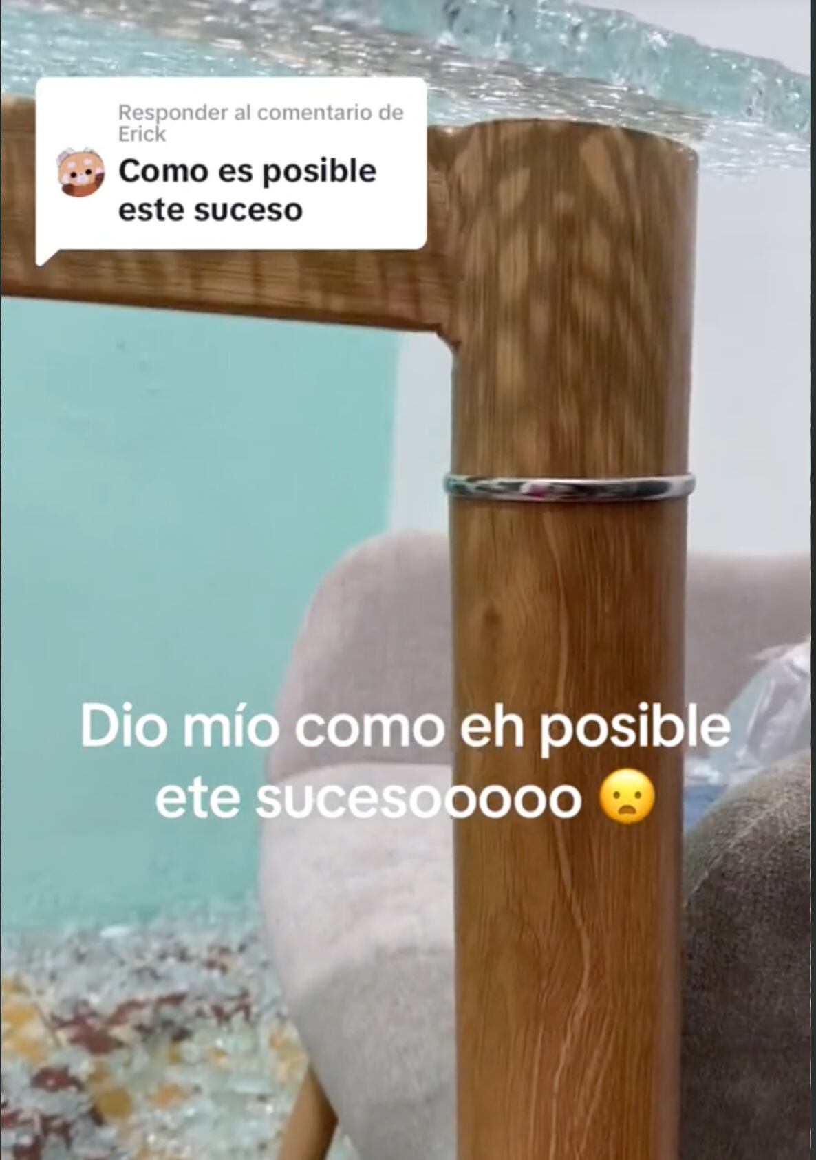 VIDEO: El calor extremo hace explotar su comedor de cristal y TikTok se pregunta cómo es posible este suceso
