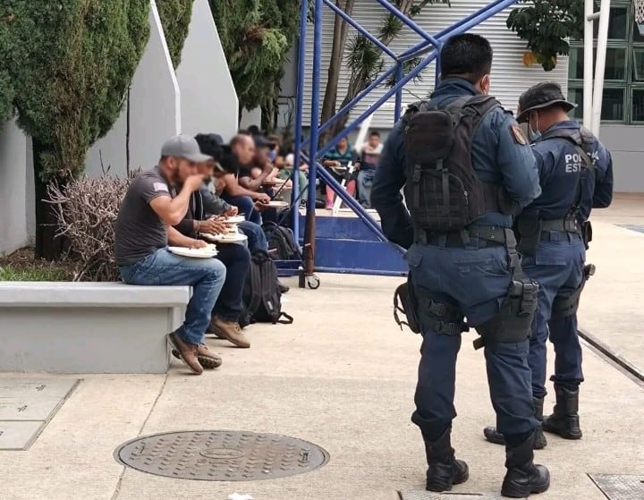 Migrantes rescatados en Oaxaca