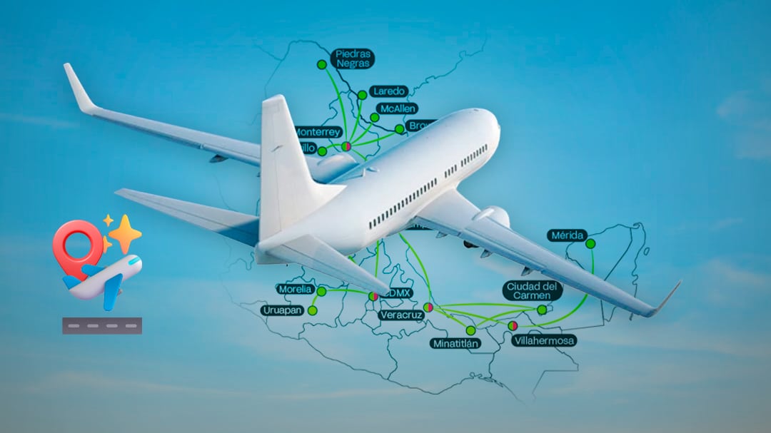 Aerus inaugura ruta aérea AIFA-Morelia-Uruapan