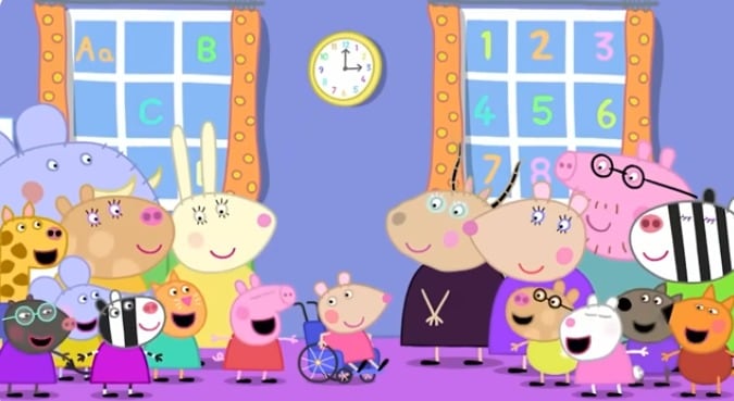 Capítulo Peppa Pig conoce a Mandy Ratona por Día Internacional de la Discapacidad