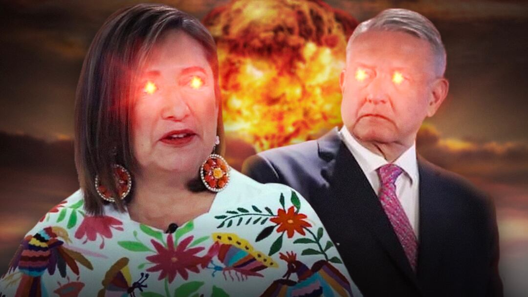 Xóchitl Gálvez y AMLO