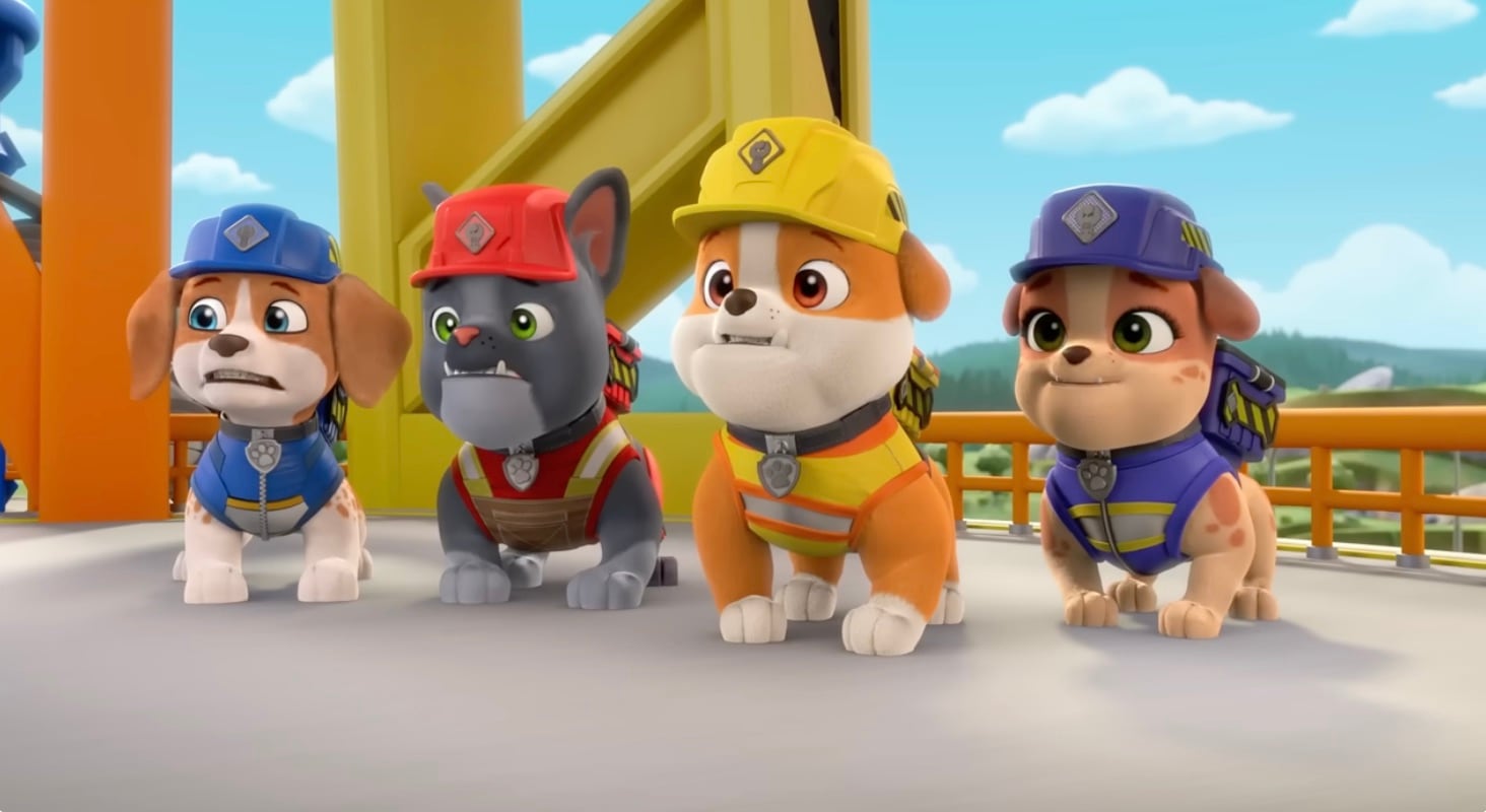 Rubble y Equipo de Paw Patrol