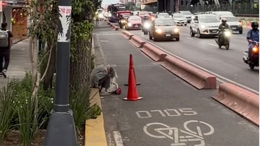 “El Güerito” murió cerca del Metro Villa de Cortés; permaneció más de cinco horas en el lugar