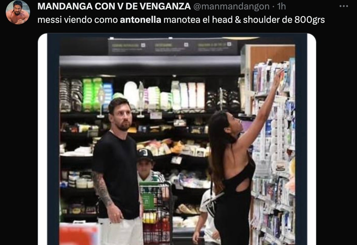 memes messi y antonela