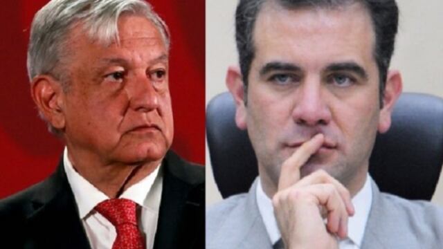 Lorenzo Córdova y presidente AMLO