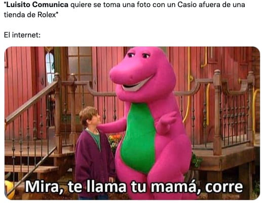 Luisito Comunica inspira memes tras revelar si es Team Casio o Rolex por canción de Shakira a Piqué