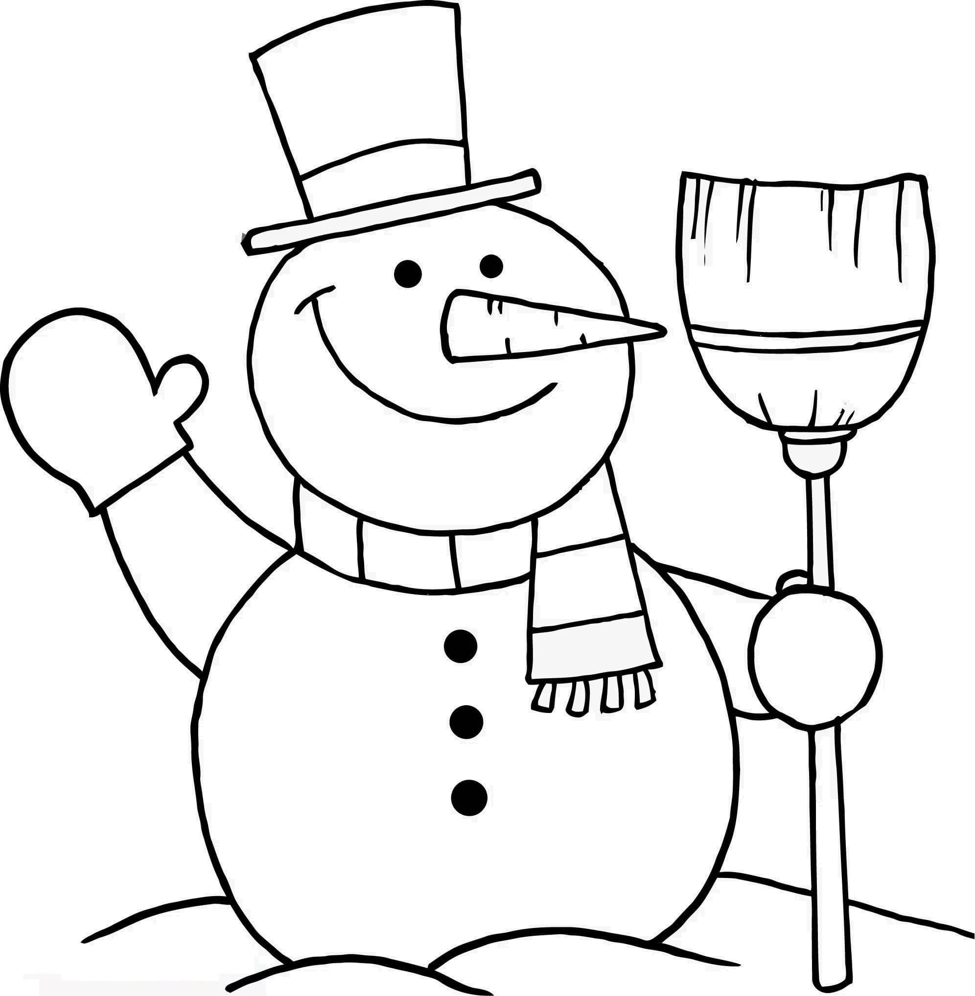 Dibujo de Navidad para colorear