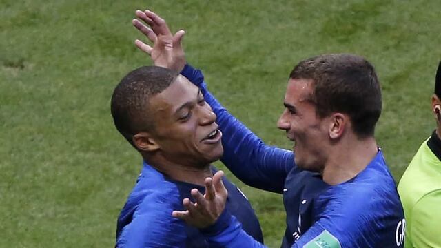 Kylian Mbappé y Antoine Griezmann