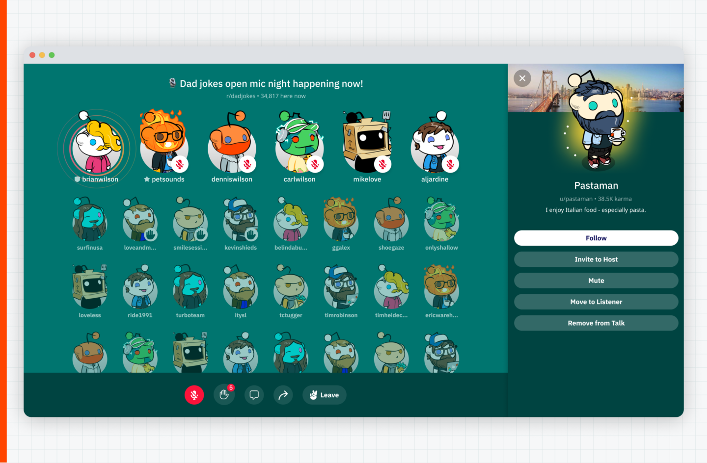 Reddit Talk versión web