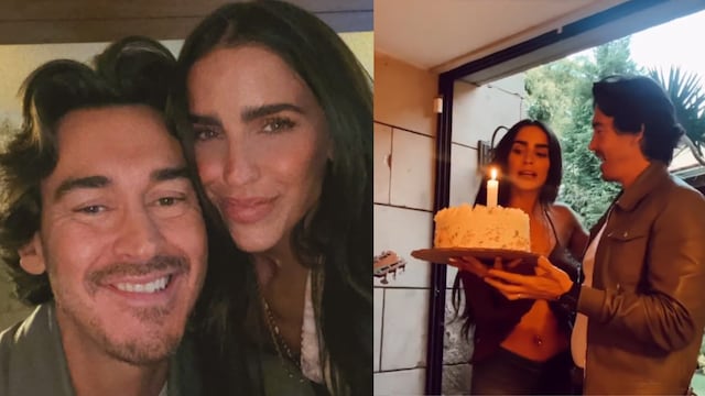 Bárbara de Regil festeja el cumpleaños Fernando Schoenwald.
