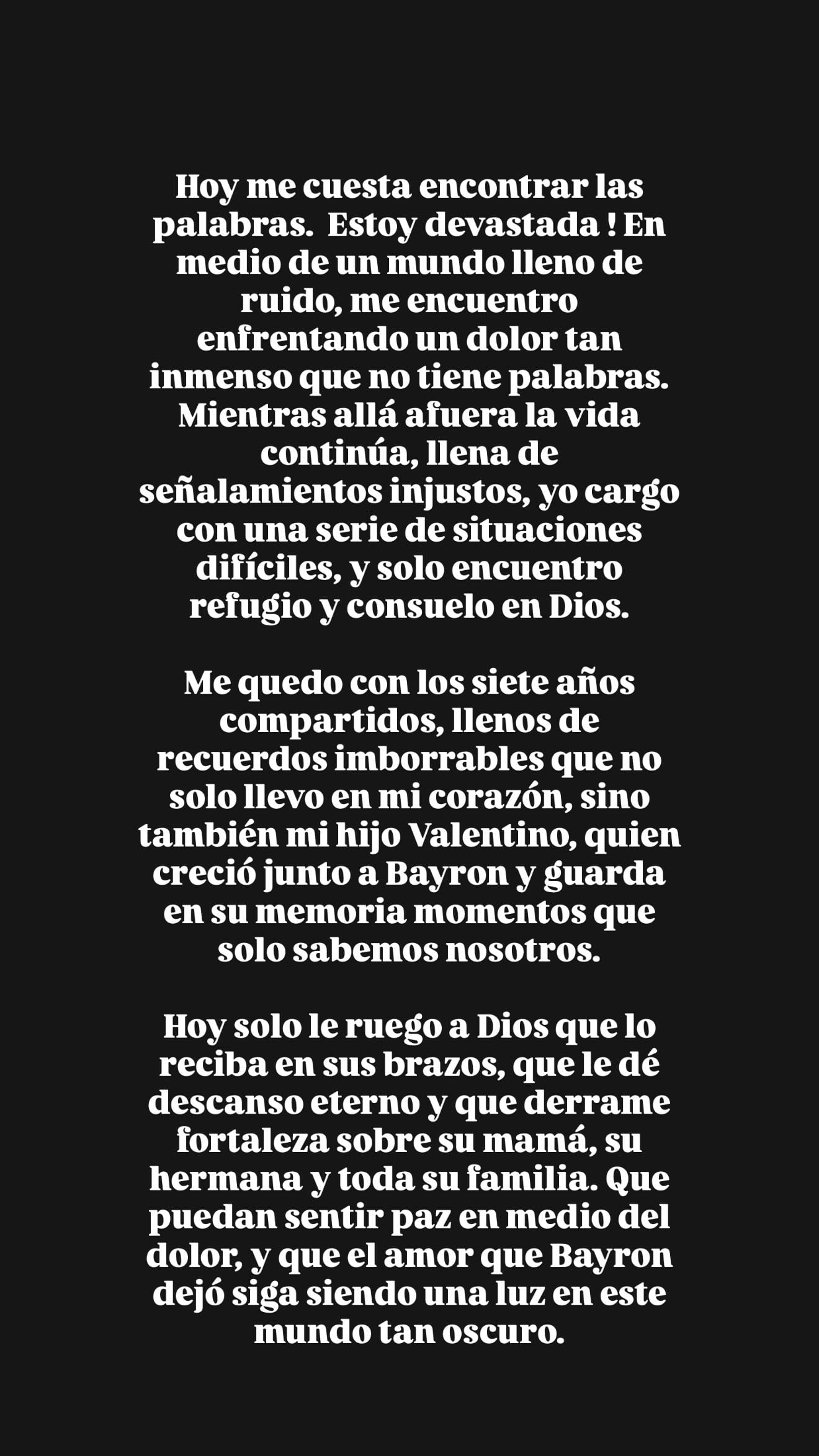 Marcela Reyes dedica mensaje tras la muerte de B-King.