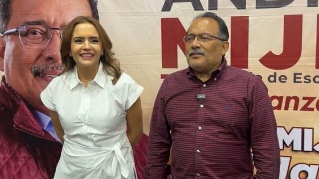 Clara Luz Flores Carrales y Andrés Mijes Llovera