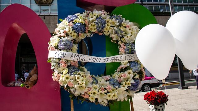 Ofrenda en antimonumento.