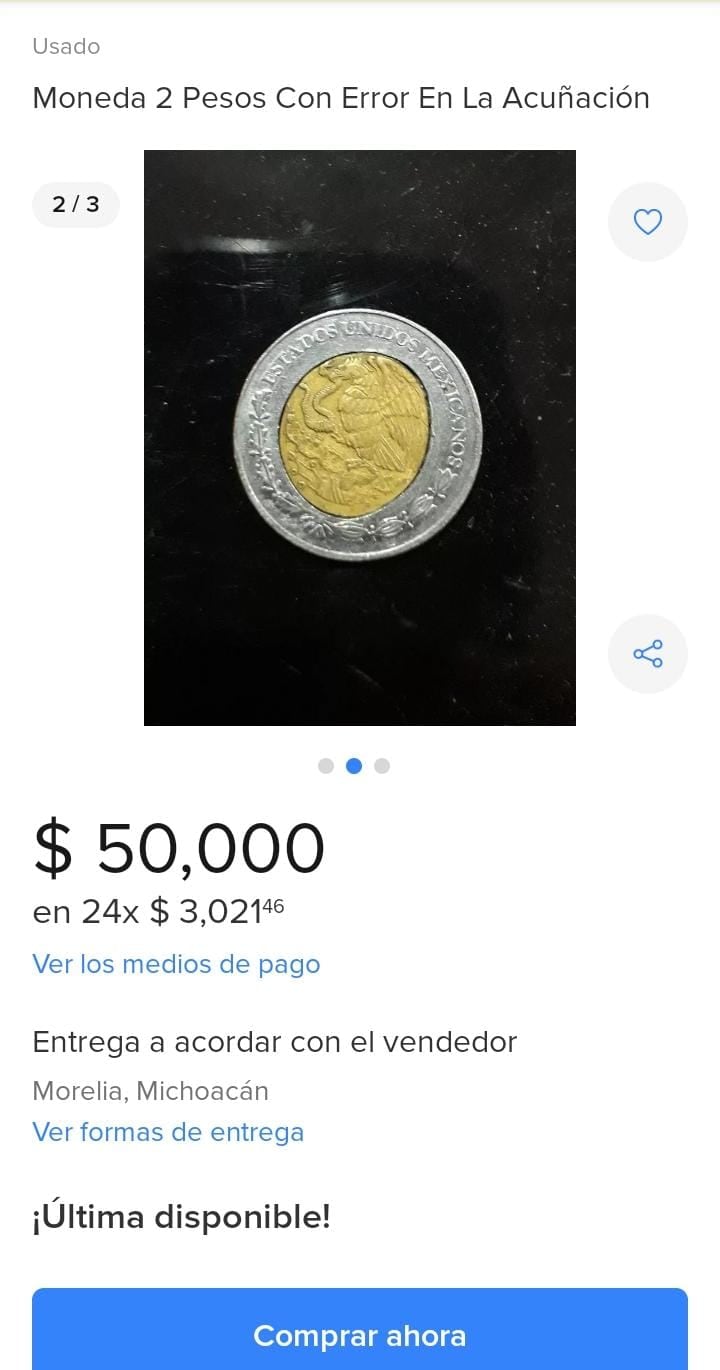 Moneda 2 pesos