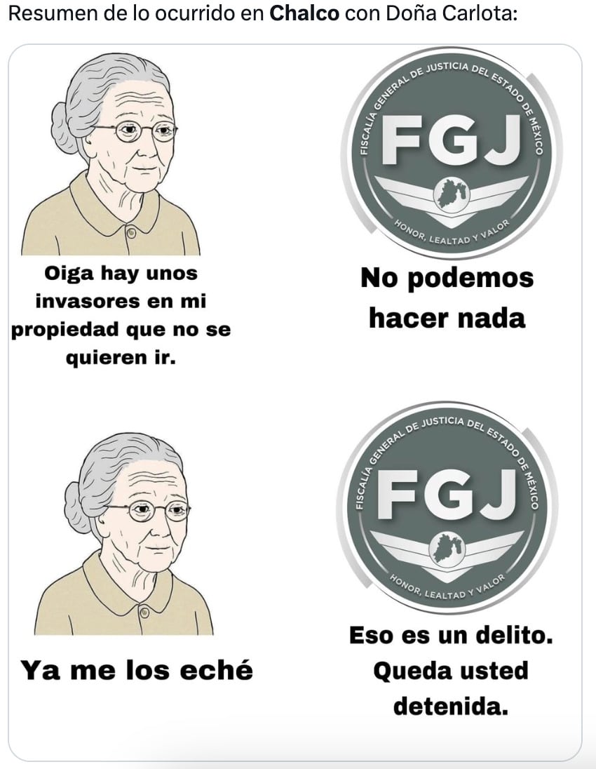 Los memes de doña Carlota, la abuelita sicaria de Chalco