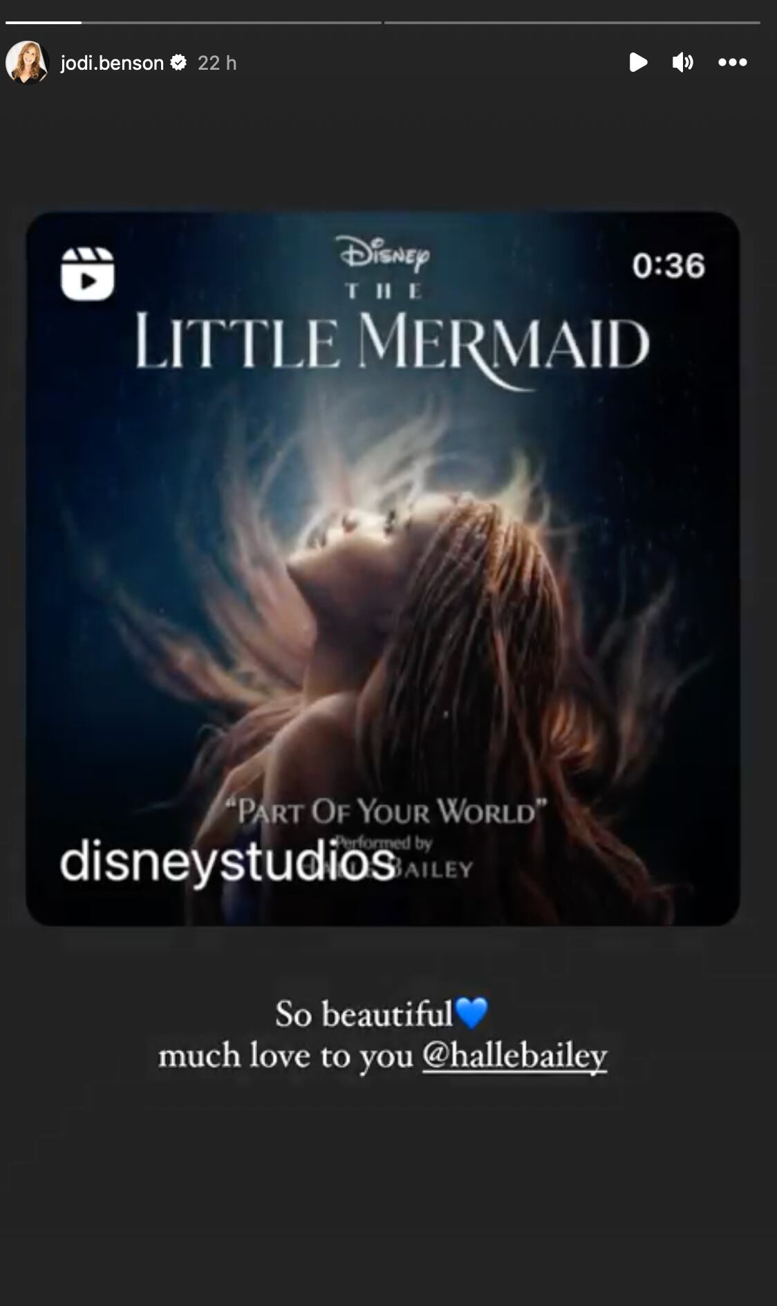 Halle Bailey, la nueva Sirenita con el respaldo Jodi Benson ante la polémica