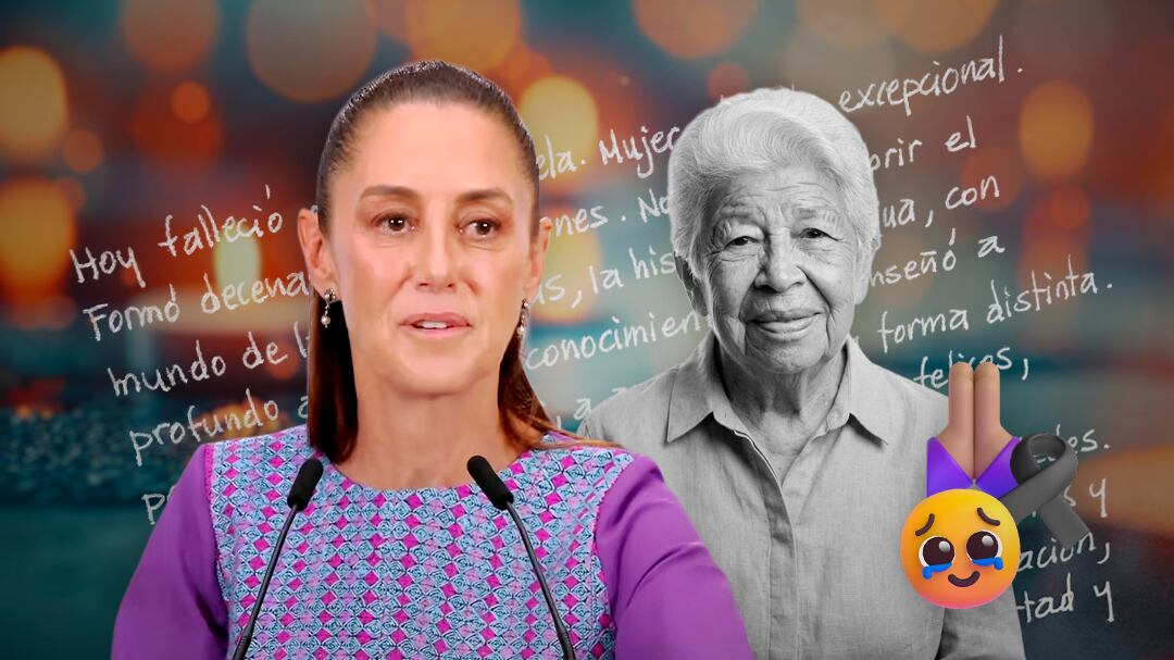 Claudia Sheinbaum recuerda a su maestra Graciela González de Tapia tras su fallecimiento