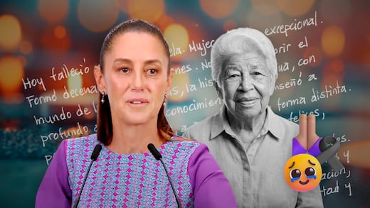 Claudia Sheinbaum recuerda a su maestra Graciela González de Tapia tras su fallecimiento