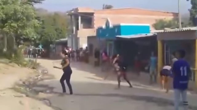 Trifulca por señal de WiFi en Colombia.