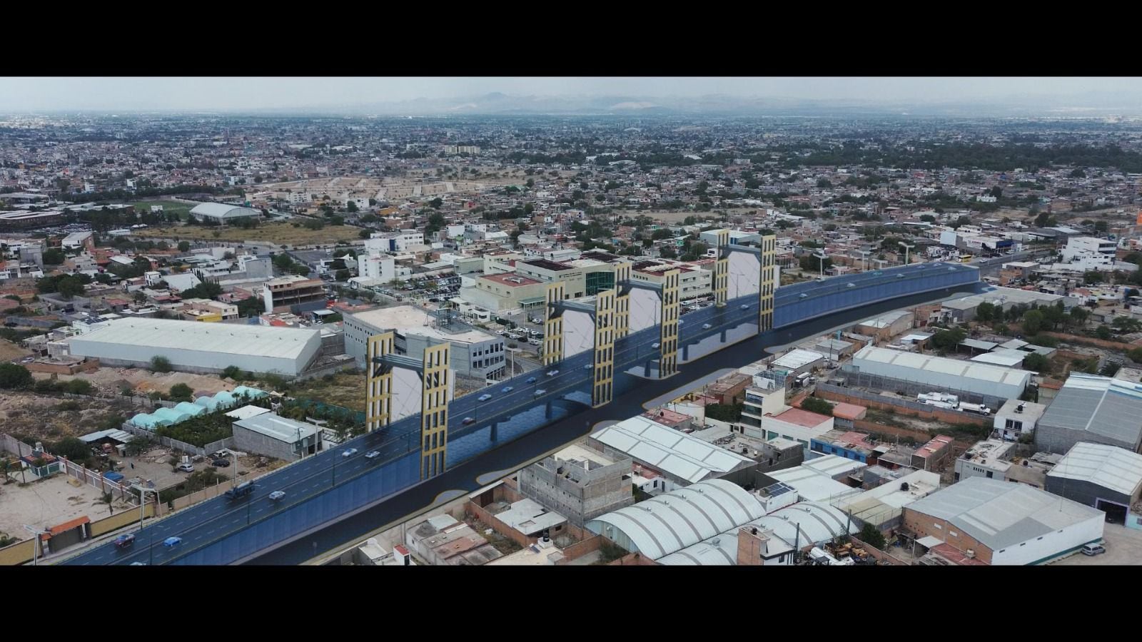 Ricardo Gallardo arranca construcción de puente vehicular